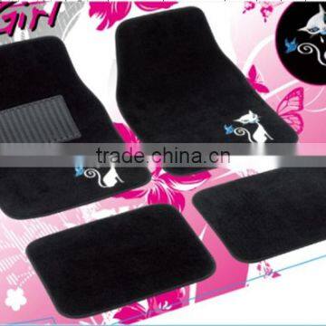 NEW environment girl customized carpet car mats with embroidery                        
                                                Quality Choice