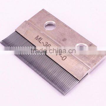 Al Mg alloy 2 inches guide needle block ML-36-92P-0 warp knitting machine spare parts