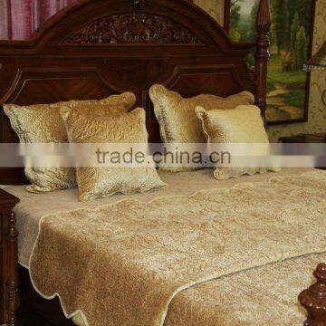 Velvet Embroidered Quilt