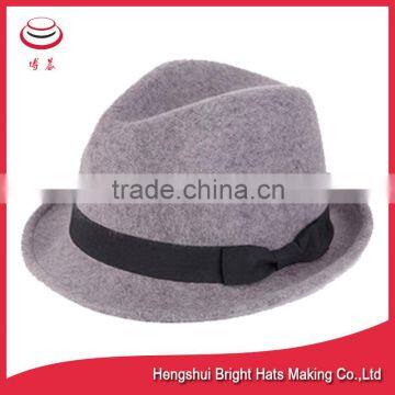 Classcial Wool Felt Trilby Hat