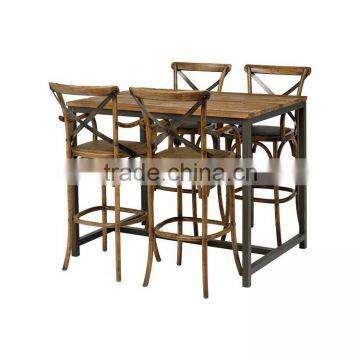 2016 Metal Antiquity KD Style Bar Stool Garden Stool