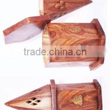 NAUTICAL CONE WOOD BURNER-DESIGNER INCENSE BURNER-DECORATIVE BURNER NWIB005 photo-3