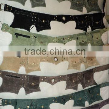 indian leather waist bags wholesale goa bollywood model