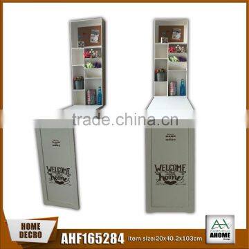 2016 New Style Unique Modern Bookcase With Study Table Set Design Wall Hanging Bookshelf