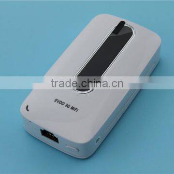 3000mAh power bank 3g wifi router with sim card slot WCDCA CDMA EVDO 3g router