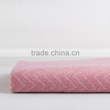 Weft wavy coarse needle jacquard fabrics