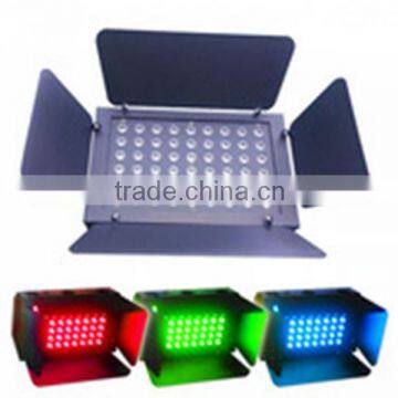 Hot sale! 36x3W rgb LED City Color with barndoor