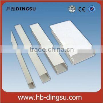 Cheap PVC-U slotted type solide wall wiring duct