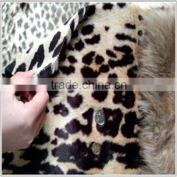 100% polyester fake fur fabric