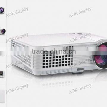 2600 Lumens LCD Projector with HDMI Input , Mini Home Theater Video Movie Projectors