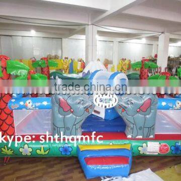 customize jungle inflatable playground