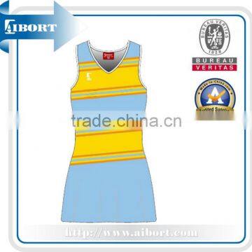 SUBNT-580-4 cheap sublimation netball uniforms