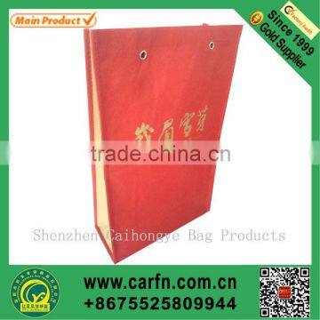 Factory wholesale direct printed non woven handle bag