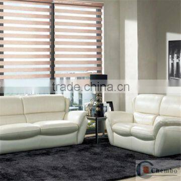 Linen fabric zebra blind/electric roller blinds