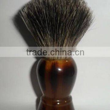 High quality Black Badger Hair shaving brush with horn handle