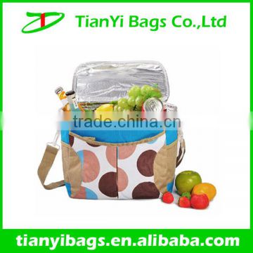 Insulated lunch box with thermal water ice bags