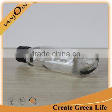 New Design 200ml Glass Wine Bottle With Flat Shape photo-4