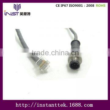 INST M12 180degree Screw Mating Sensor (Molded With Cable) Connector photo-6