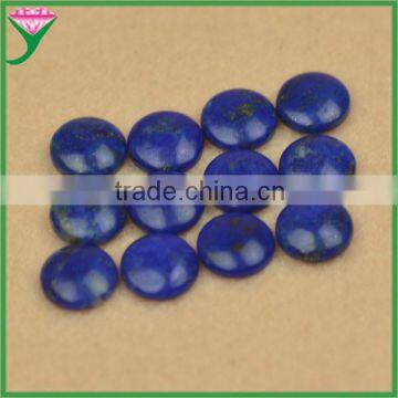 wholesale custom lapis round flat back cabochon natural lasurite stone