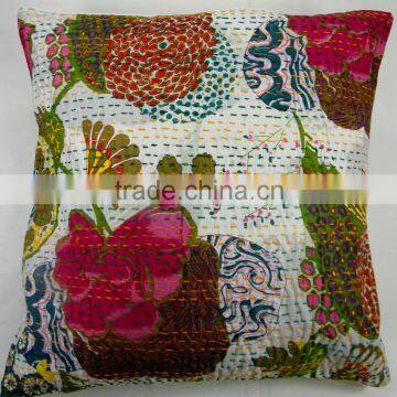 Travel Cushion Covers Kantha Floor Cushion Covers