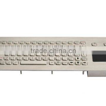 Full Funtionalities IP65 With Trackball Integrated Metal Keyboard photo-3