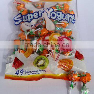 Super Yogurt Lollipop Candy 910g