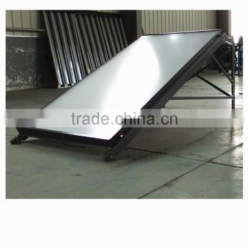 Black chrome flat type solar collectors for solar water heaters