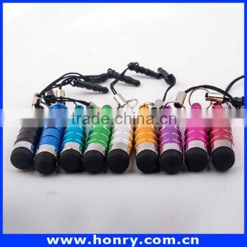 Top Popular Promotional Extend Small Capacitive Touch Screen Stylus Pen, High Quality Stylus Touch Pen With Dust Plug