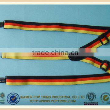 2014 fashion national flag printing men's suspenders