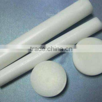 Nature white moulded & extruded ptfe rod