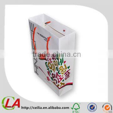 Colorful Logo Printing Rope Handle Paper Bag For Fair