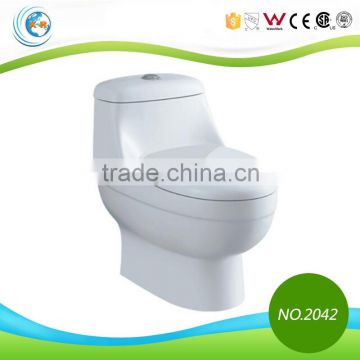 Hot sale sanitary ware siphonic one piece water toliet to hotel XR2042                        
                                                Quality Choice