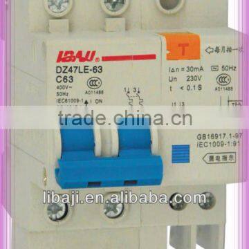 low voltage mcb earth leakage circuit breaker