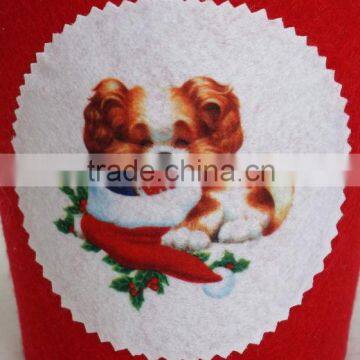 Felt Christmas Pet Food Containers photo-4