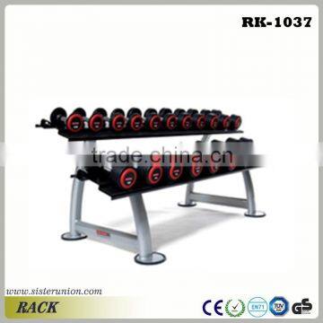 Horizontal Dumbbell Rack Fitness Trainning Weights Power Rack