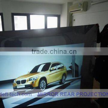 16 sqm (1.27m*12.64m) front white projection film stick on glass with low price