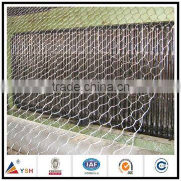 Hexagonal wire netting galvanized gabion box