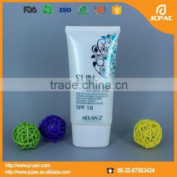 Hot Selling Good Quality Plastic Sun Cream Collapsible Tube