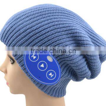 New Warm Beanie Hat Wireless Bluetooth Smart Cap Headphone Headset Speaker Mic