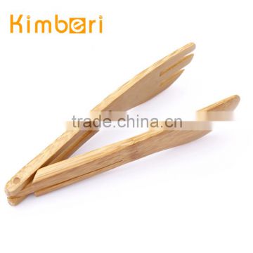 outdoor foldable bamboo fish meat tong