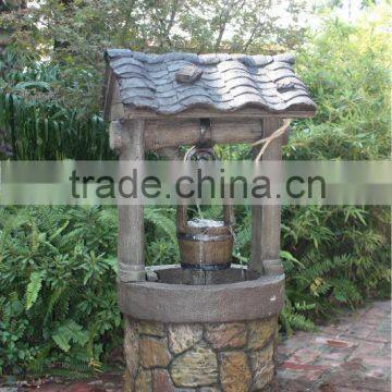 Outdoor Polyresin Garden Water Fountain Design