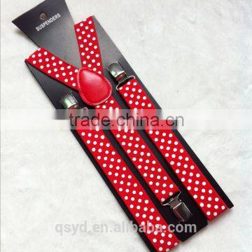 Custom Suspenders Elastic Back Support Belt