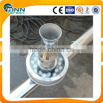 Swimming pool water jet stainless steel bubble fountain nozzle