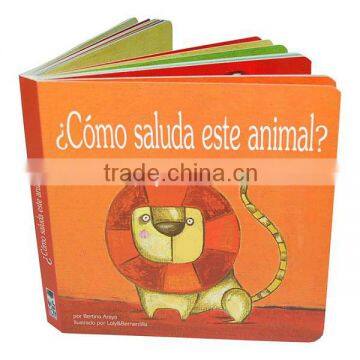 Good quality child book printing, cardboard book printing