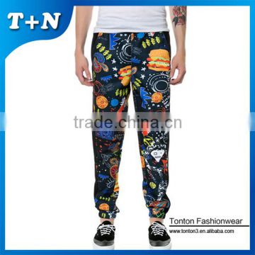 high quality custom beautiful dye subliamtion jogger sweatpants