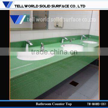 Green countertops, Solid surface vanity top, Corian countertops marble