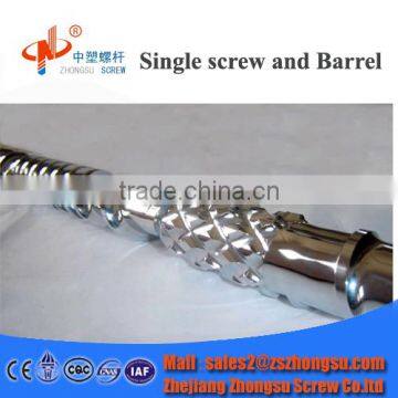 Bimetal Single Extruder Rubber Screw Barrel for Rubber Shoes