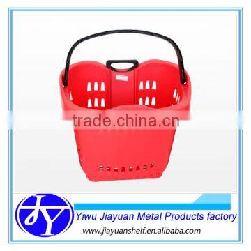 folding supermarket shopping rolling basket