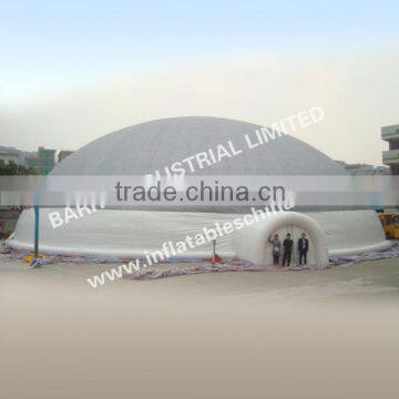 inflatable lighting dome tents/inflatable dome tent for Giant party