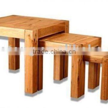 Solid Wooden Nesting Table oak furniture